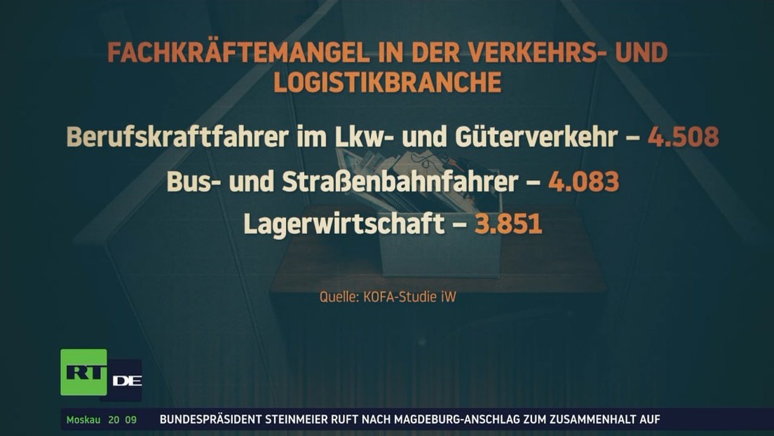 Studie: 30.000 unbesetzte Stellen in Transport- und Logistikbranche