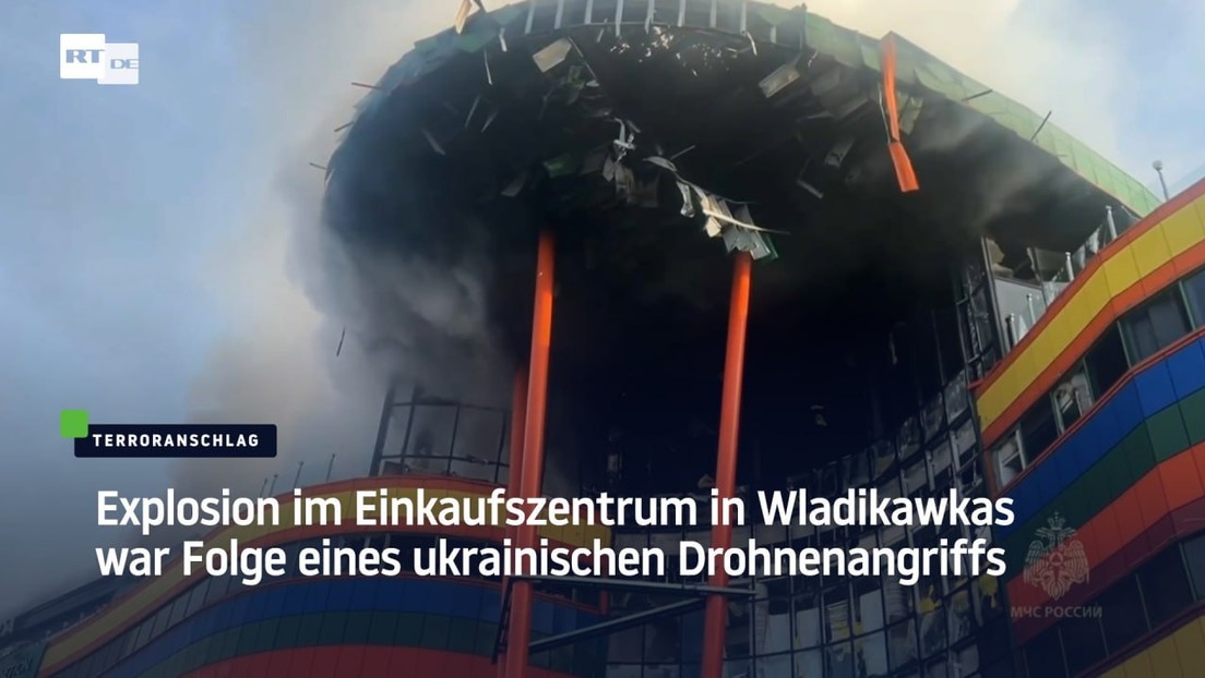 Explosion im Einkaufszentrum in Wladikawkas war Folge eines ukrainischen Drohnenangriffs