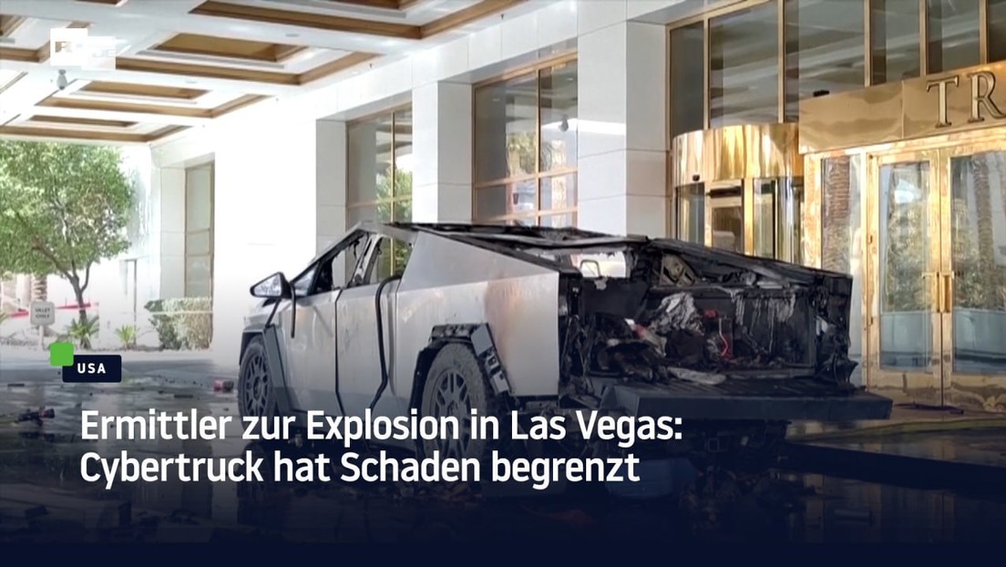 Ermittler zur Explosion in Las Vegas: Cybertruck hat Schaden begrenzt