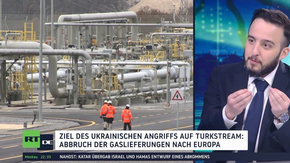 Ziel des ukrainischen Angriffs auf TurkStream: Abbruch der Gaslieferungen nach Europa