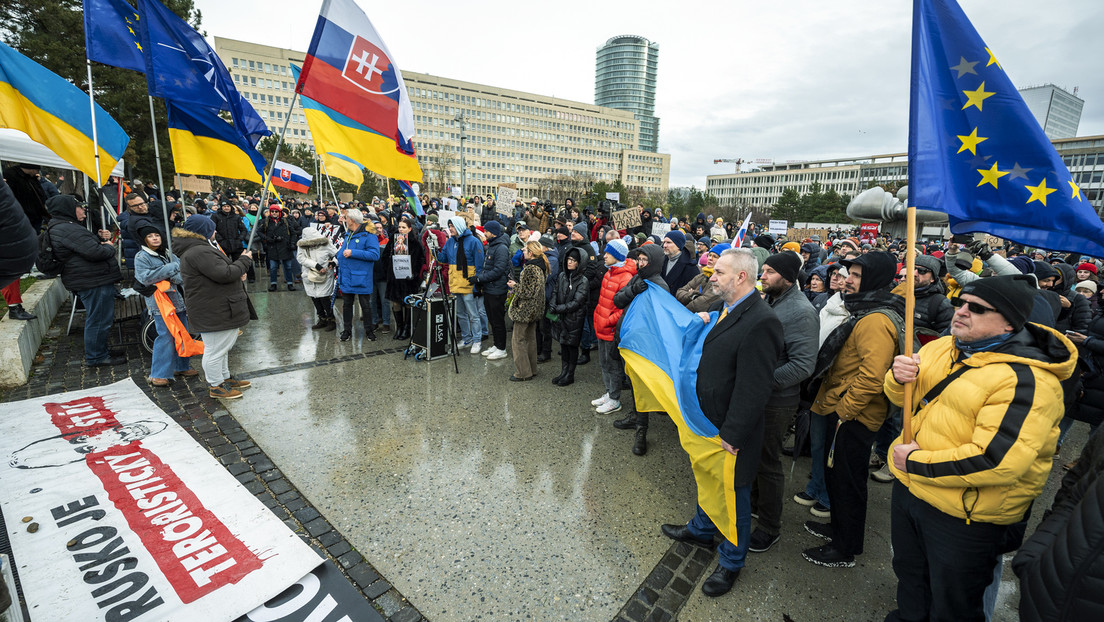 Fico nennt "Georgische Legion" als Organisator der Proteste in der Slowakei