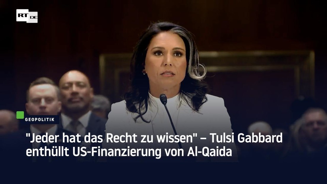 "Jeder hat das Recht zu wissen" – Tulsi Gabbard enthüllt US-Finanzierung von Al-Qaida