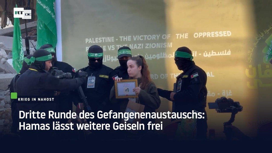 Dritte Runde des Gefangenenaustauschs: Hamas lässt weitere Geiseln frei