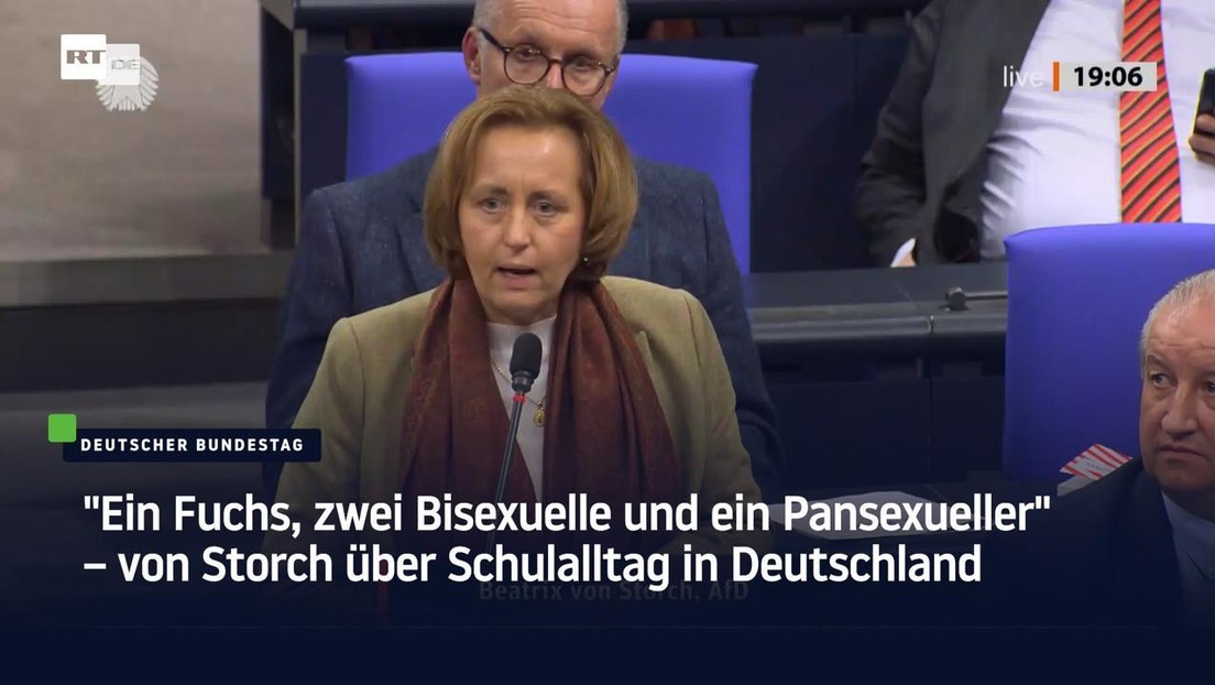 "Ein Fuchs, zwei Bisexuelle und ein Pansexueller" – von Storch über Schulalltag in Deutschland