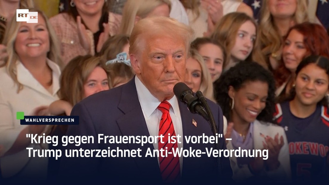 "Krieg gegen Frauensport ist vorbei" – Trump unterzeichnet Anti-Woke-Verordnung