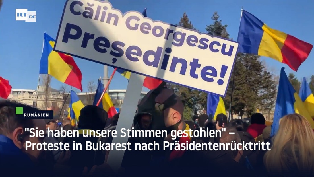 "Sie haben unsere Stimmen gestohlen" – Proteste in Bukarest nach Präsidentenrücktritt