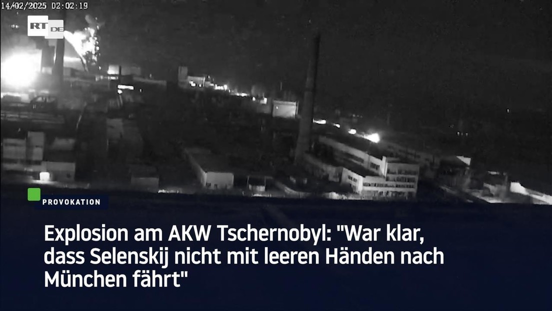 Video: Explosion an AKW Tschernobyl – Selenskij mit Vorwürfen gegen Moskau schnell bei der Hand