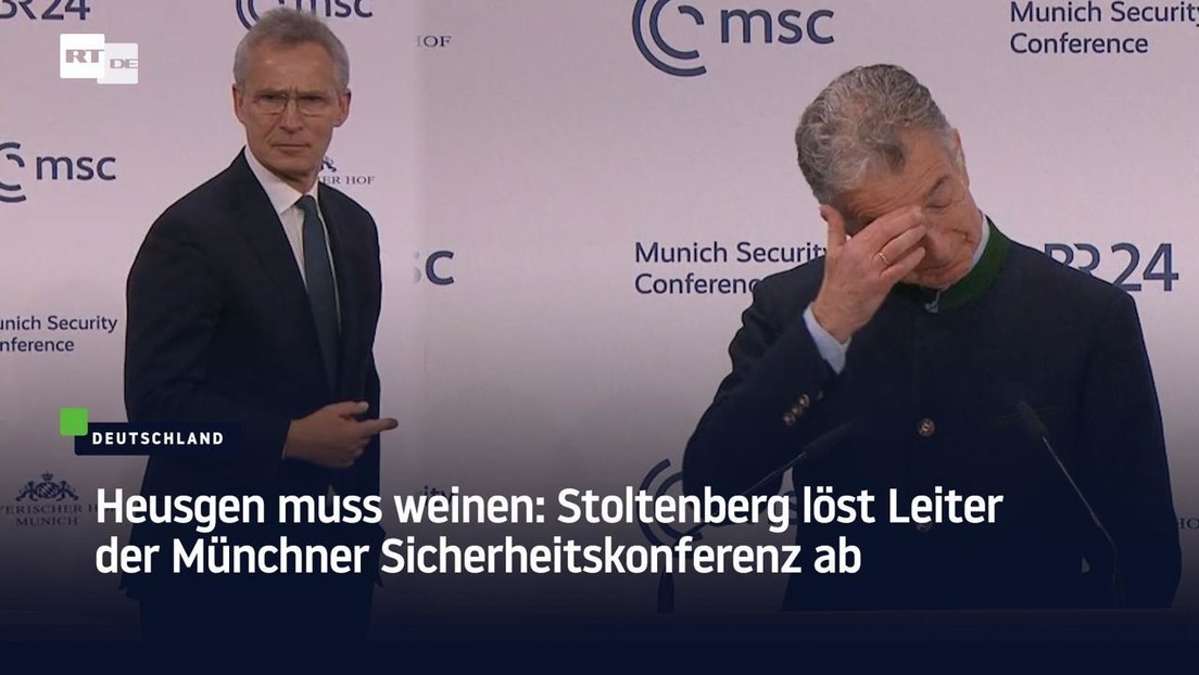 Heusgen muss weinen: Stoltenberg löst Leiter der Münchner Sicherheitskonferenz ab