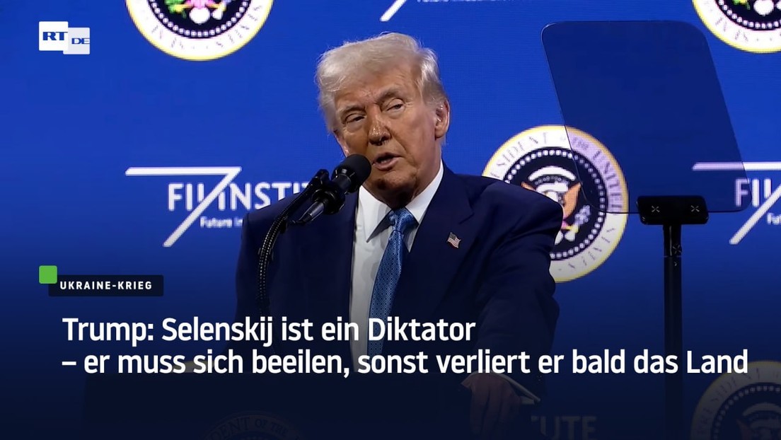 Trump: Selenskij ist ein Diktator – er muss sich beeilen, sonst verliert er bald das Land