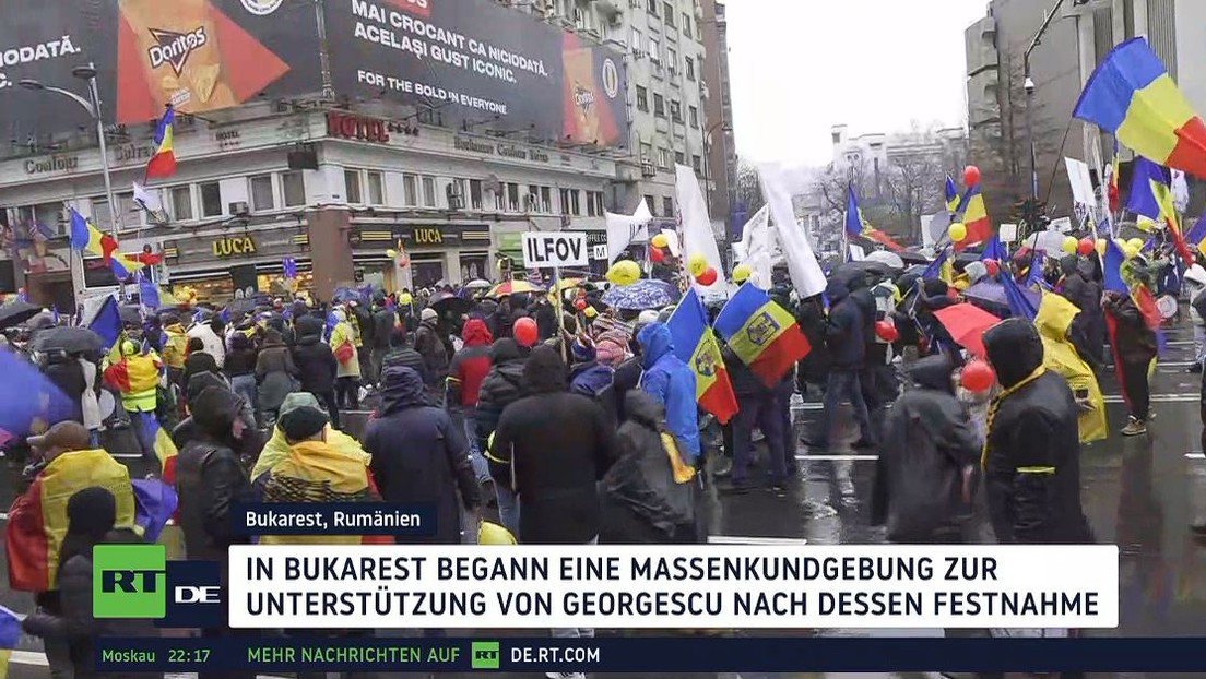 Unterstützung für Georgescu: Tausende protestieren in Bukarest