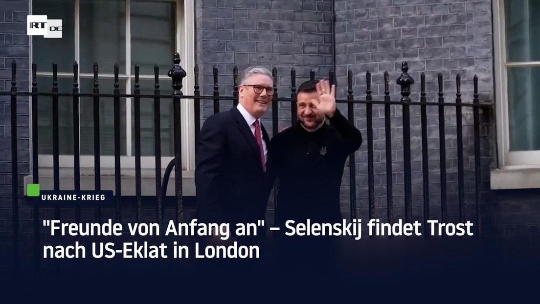 "Freunde von Anfang an" – Selenskij findet Trost nach US-Eklat in London