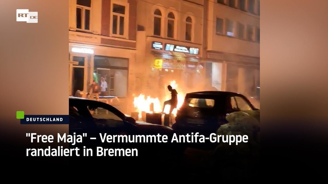 "Free Maja" – Vermummte Antifa-Gruppe randaliert in Bremen