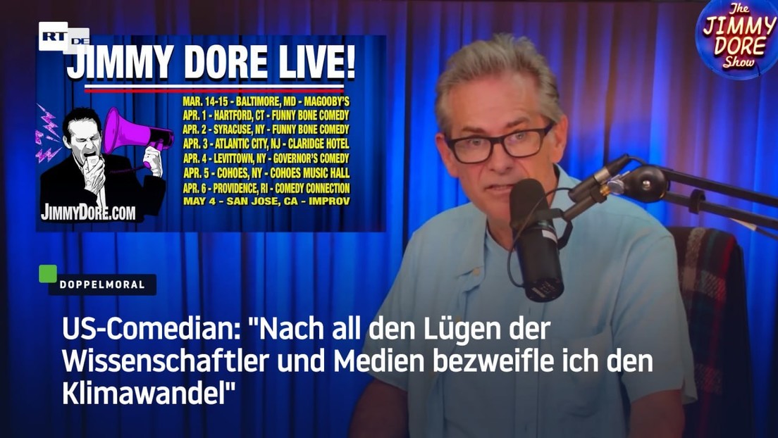 US-Comedian: "Nach all den Lügen der Wissenschaftler und Medien bezweifle ich den Klimawandel"