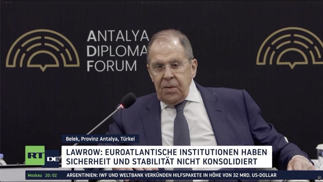 Lawrow: Euroatlantische Institutionen haben Sicherheit und Stabilität nicht konsolidiert