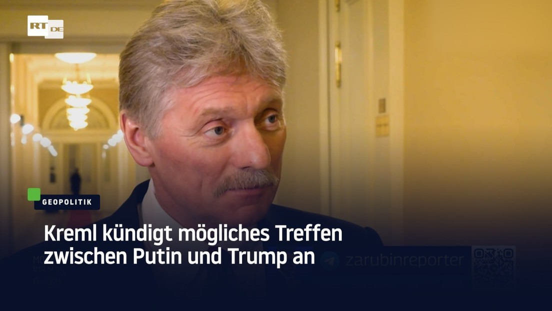 Kreml kündigt mögliches Treffen zwischen Putin und Trump an