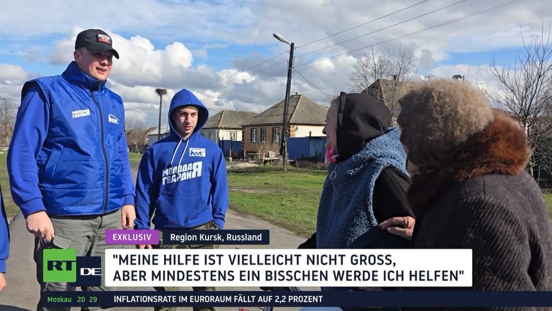 Von Herzen: Freiwillige Helfer der Jungen Garde in Kursk