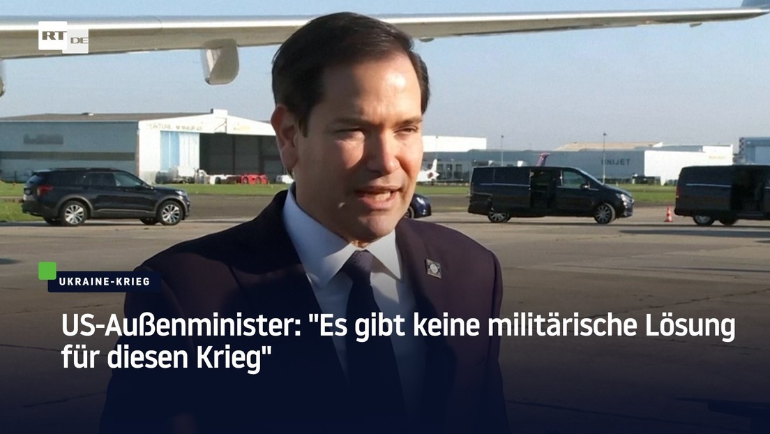 US-Außenminister: "Es gibt keine militärische Lösung für diesen Krieg"