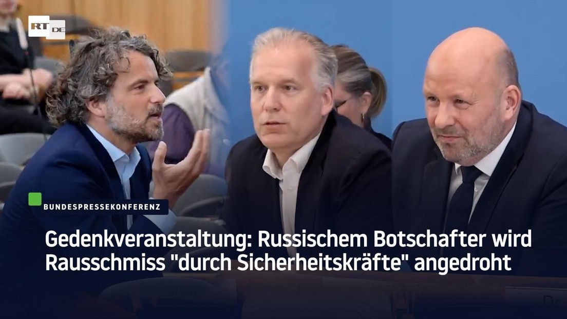Gedenkveranstaltung: Russischem Botschafter wird Rausschmiss "durch Sicherheitskräfte" angedroht