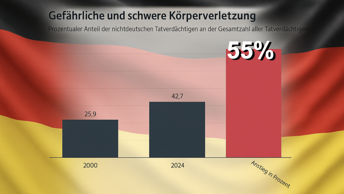 Vergewaltigung, Raub, Mord: Anteil nichtdeutscher Täter wächst