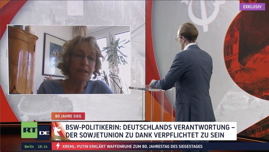 BSW-Politikerin: Europas Berichterstattung zum Tag der Befreiung mutet geradezu skandalös an