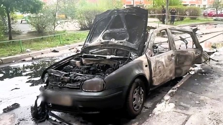 Russischer General bei Autoexplosion im Gebiet Moskau getötet (Video)