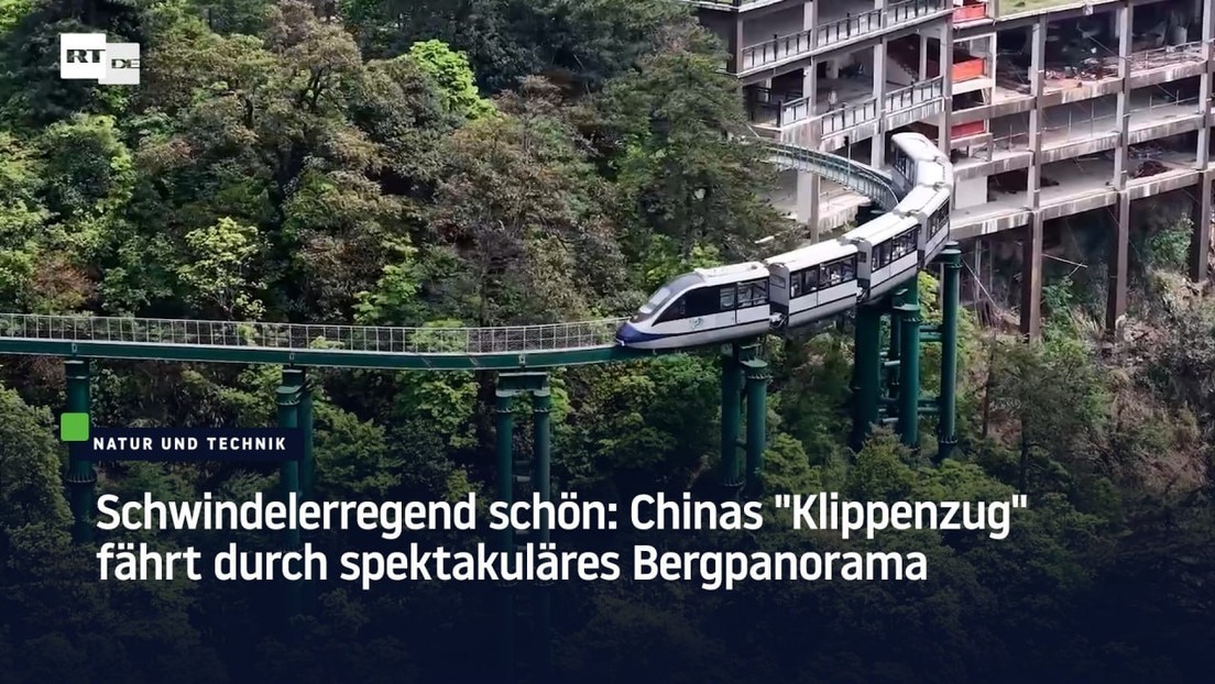 Schwindelerregend schön: Chinas "Klippenzug" fährt durch spektakuläres Bergpanorama