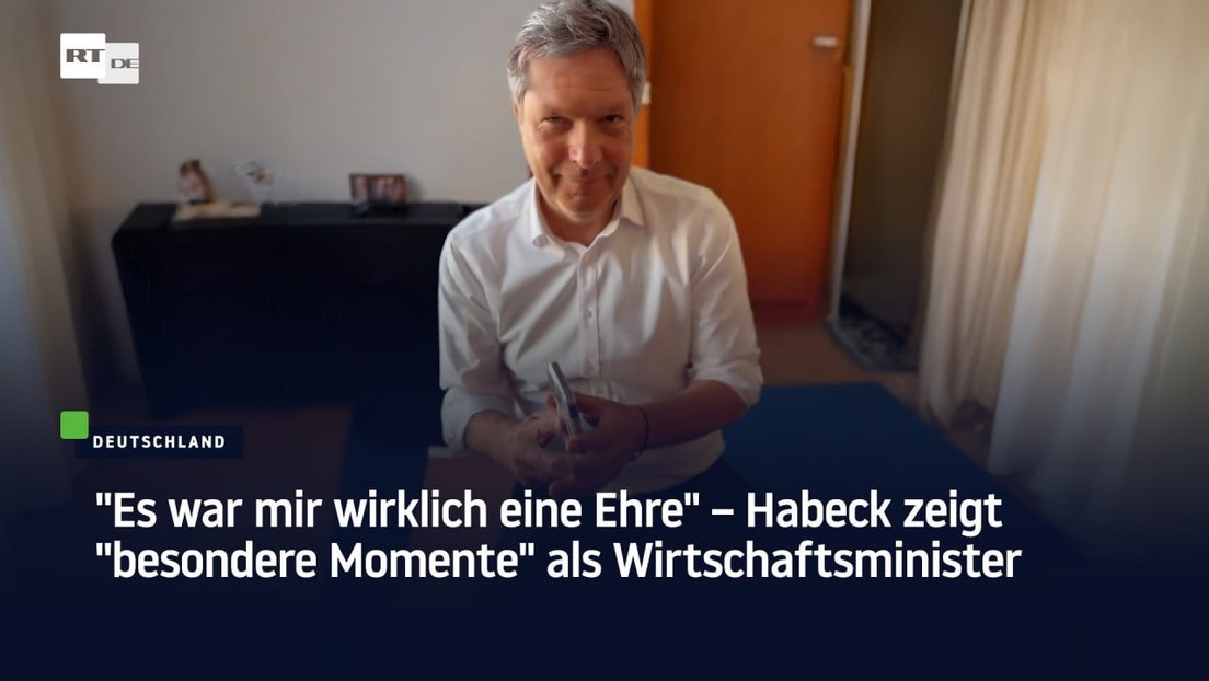 "Es war mir wirklich eine Ehre" – Habeck zeigt "besondere Momente" als Wirtschaftsminister