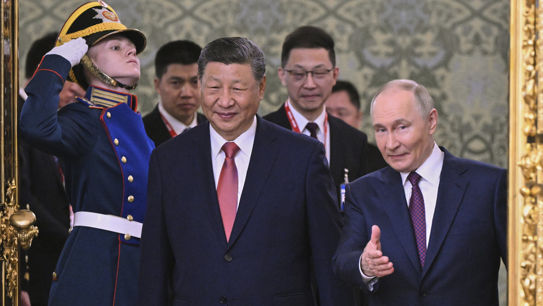 Hüter der Weltordnung: Xi Jinping trifft zu Gesprächen mit Putin im Kreml ein