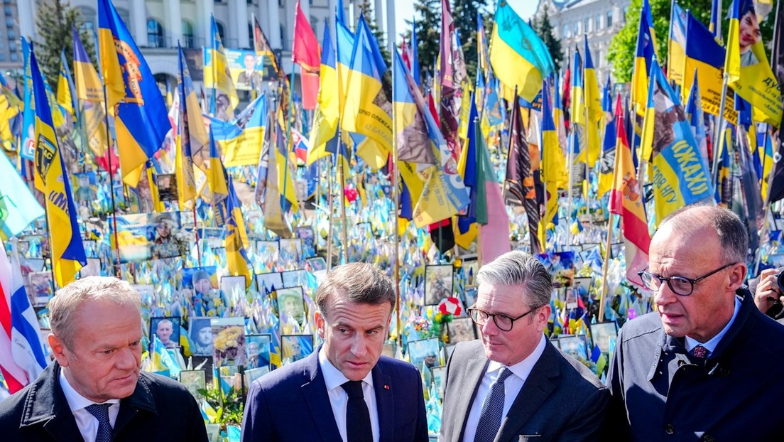 Merz, Macron, Starmer und Tusk treffen Selenskij in Kiew – vierte Auslandsreise des neuen Kanzlers
