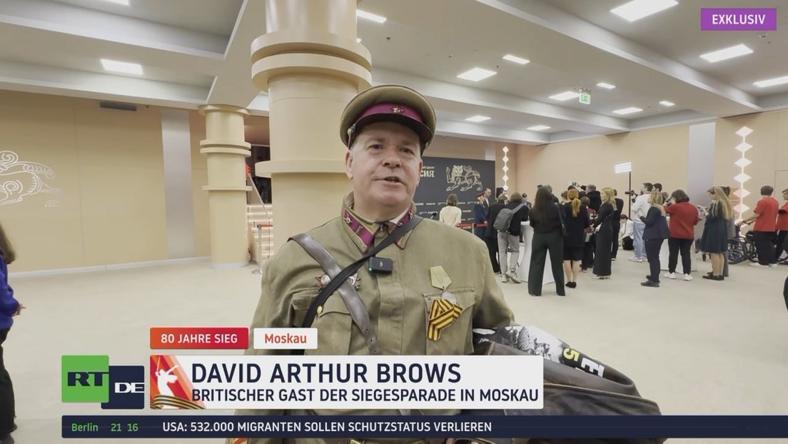 Ein Brite erinnert in Moskau an das Opfer der Sowjetunion