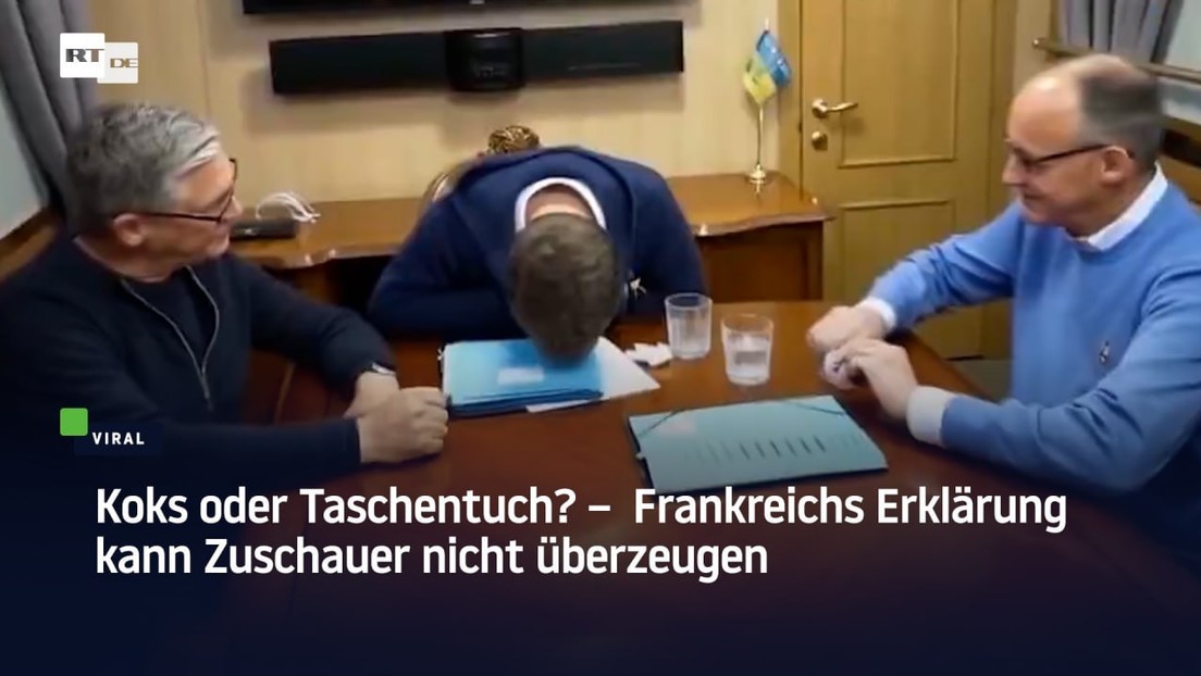 Koks oder Taschentuch? – Frankreichs Erklärung kann Zuschauer nicht überzeugen