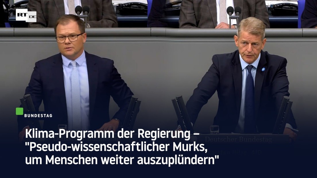 Klima-Programm der Regierung – "Pseudo-wissenschaftlicher Murks, um Menschen weiter auszuplündern"