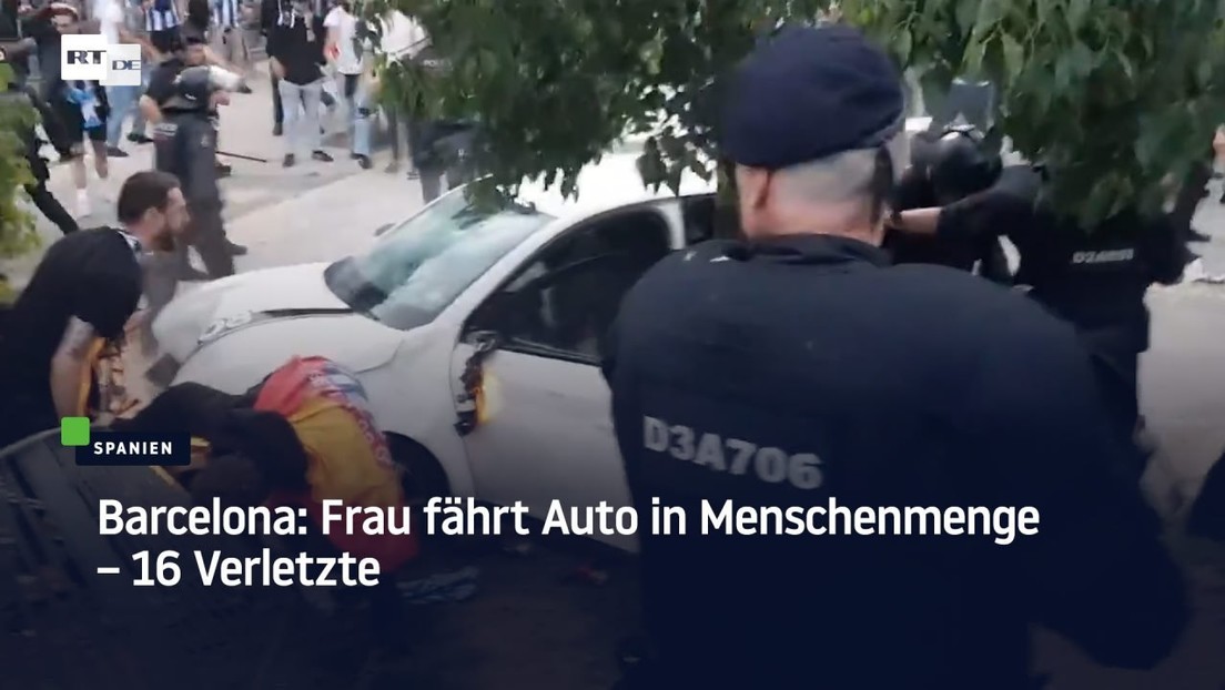 Barcelona: Frau fährt Auto in Menschenmenge – 16 Verletzte