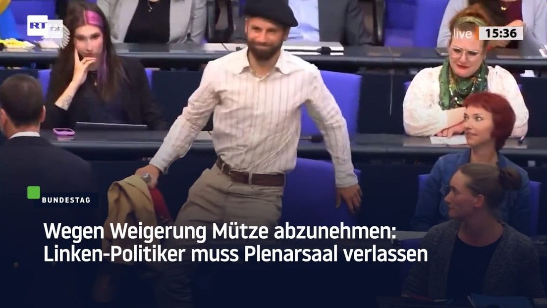 Wegen Weigerung Mütze abzunehmen: Linken-Politiker muss Plenarsaal verlassen