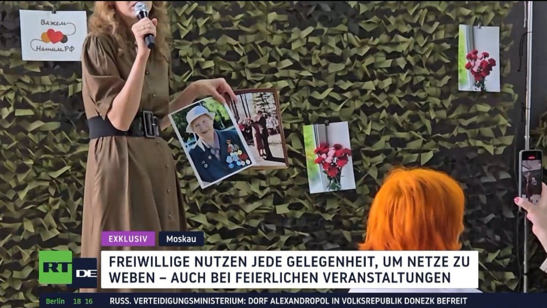 RT DE-Exklusiv: Tarnnetze für die Front - Freiwilligenbewegung "Wir stricken für die Unseren"