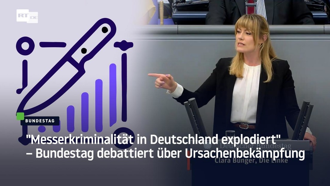 "Messerkriminalität in Deutschland explodiert" – Bundestag debattiert über Ursachenbekämpfung