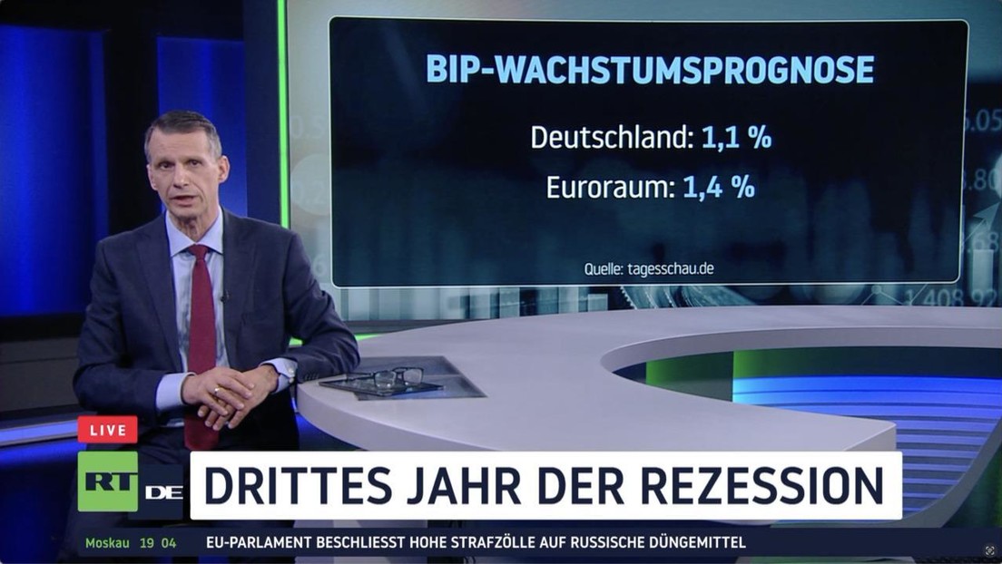 Deutschland: Drittes Jahr der Rezession
