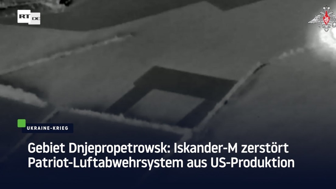 Gebiet Dnjepropetrowsk: Iskander-M zerstört Patriot-Luftabwehrsystem aus US-Produktion