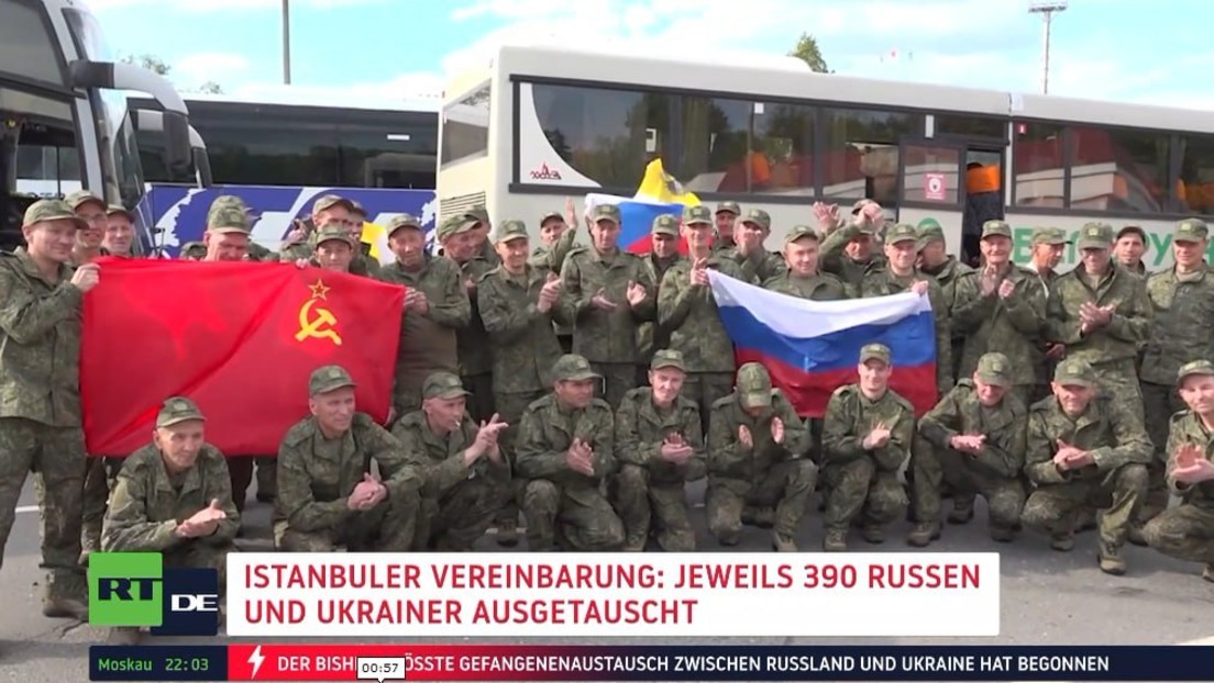 Auf dem Weg nach Hause: Gefangenenaustausch zwischen Russland und Ukraine