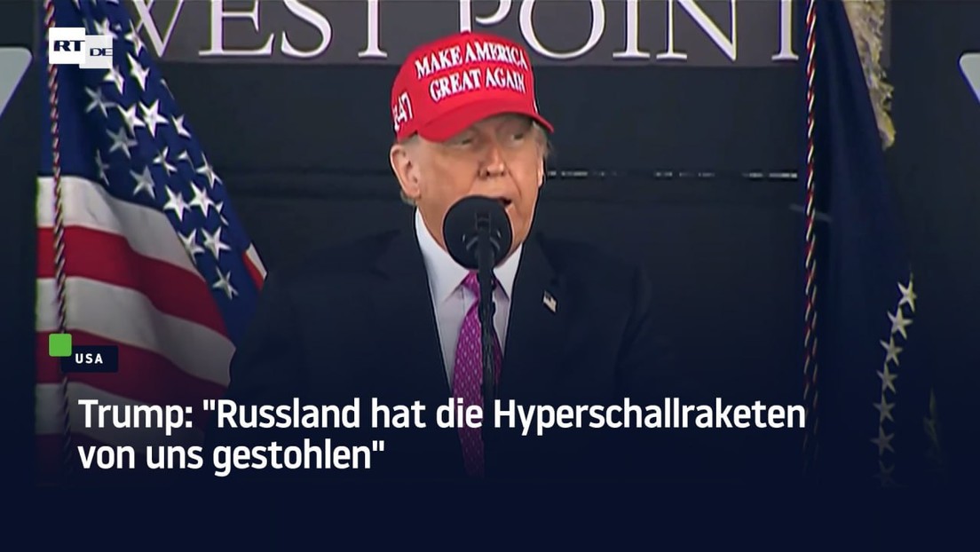 Trump: "Russland hat die Hyperschallraketen von uns gestohlen"