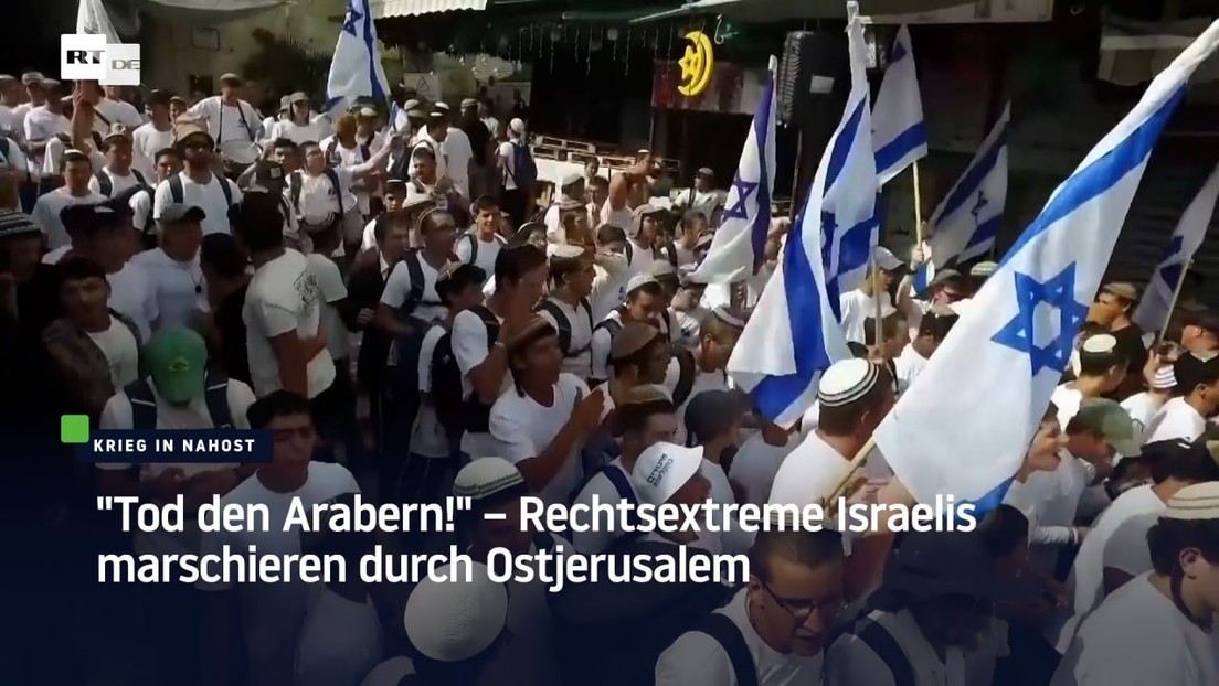 "Tod den Arabern!" – Rechtsextreme Israelis marschieren durch Ostjerusalem