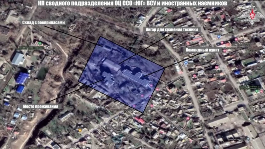 VIDEO: Russisches Militär trifft ukrainisches Kommando-Hauptquartier