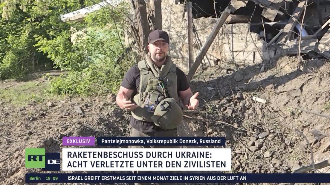 RT-DE-Exklusiv: Raketenbeschuss durch Ukraine – acht Verletzte unter den Zivilisten
