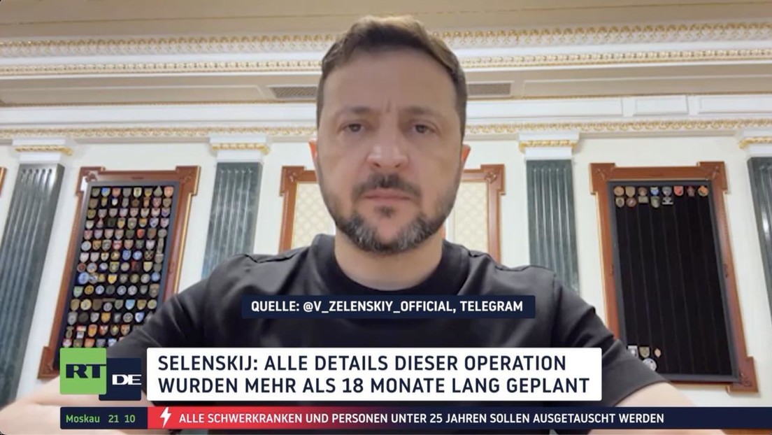 Selenskij: Alle Details dieser Operation wurden mehr als 18 Monate lang geplant