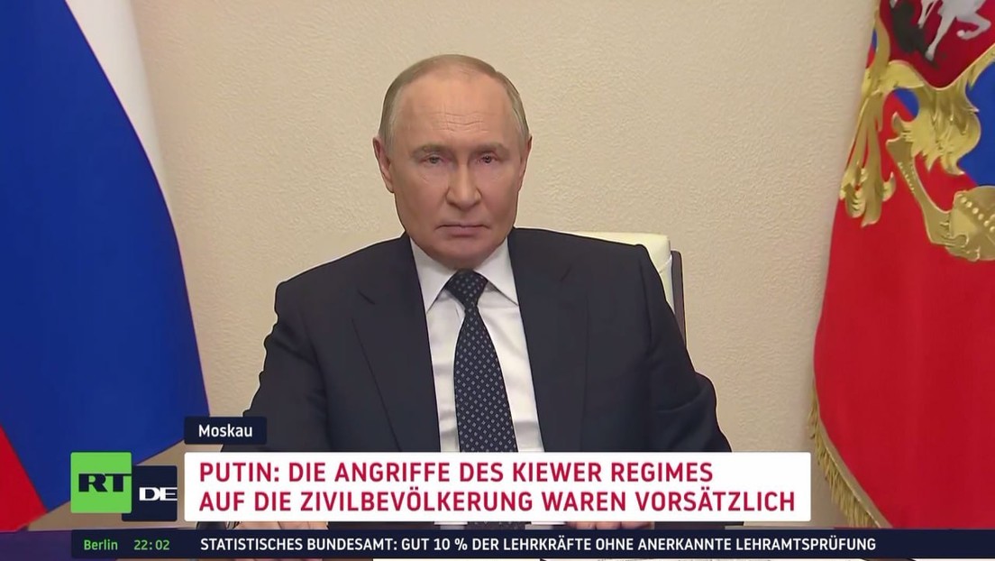 Putin: "Wer verhandelt überhaupt mit denen, die auf Terror setzen?"