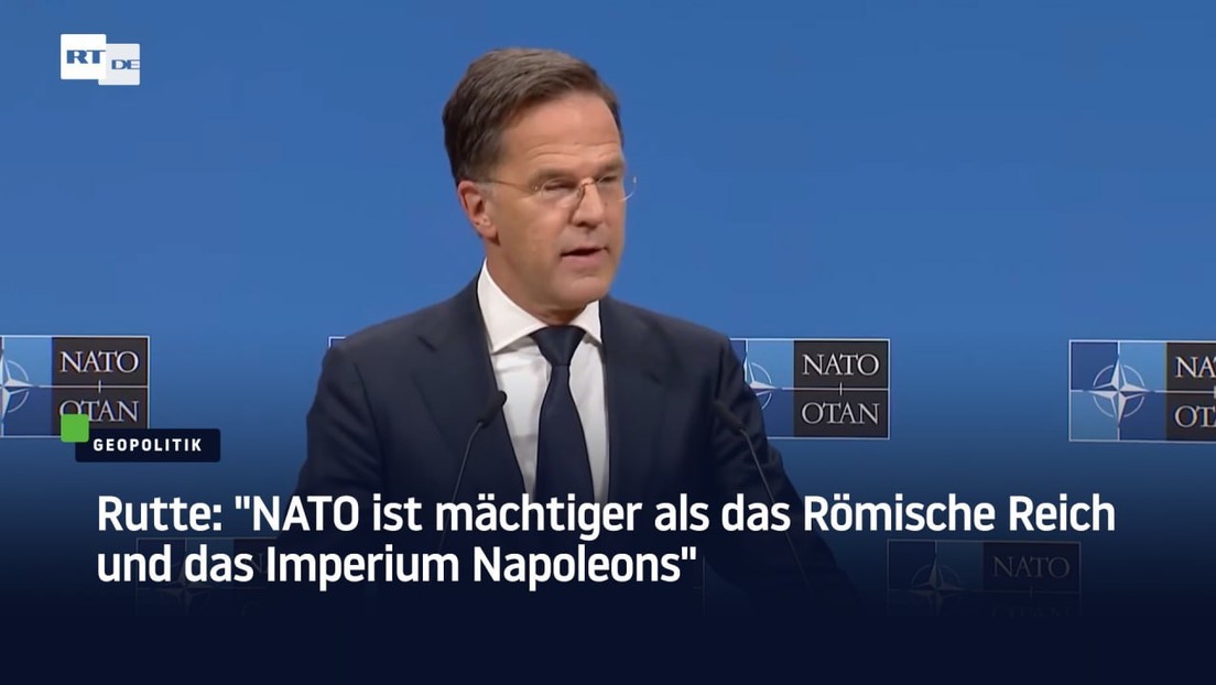 Rutte: "NATO ist mächtiger als das Römische Reich und das Imperium Napoleons"