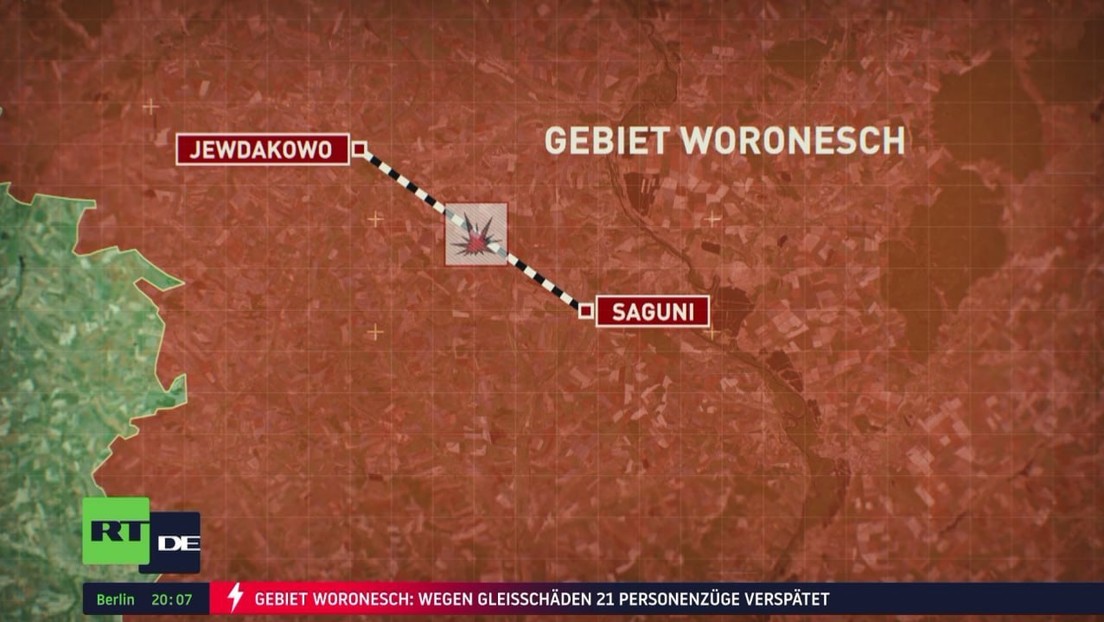 Weitere Gleis-Sabotage in Russland – Explosion im Gebiet Woronesch
