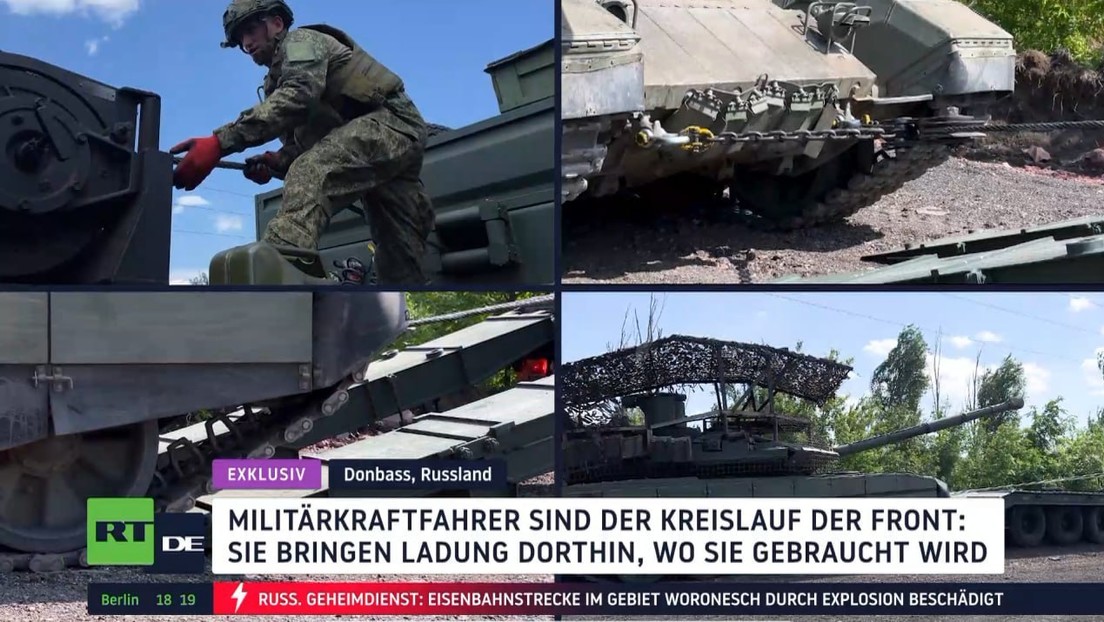 Abschleppen im Kriegsgebiet: Alltag der militärischen Kraftfahrer