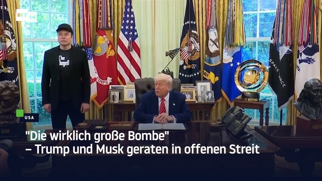 "Die wirklich große Bombe" – Trump und Musk geraten in offenen Streit