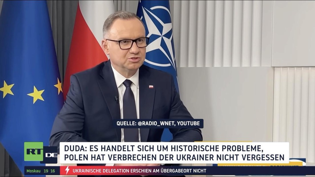 Duda: Es handelt sich um historische Probleme, Polen hat Verbrechen der Ukrainer nicht vergessen